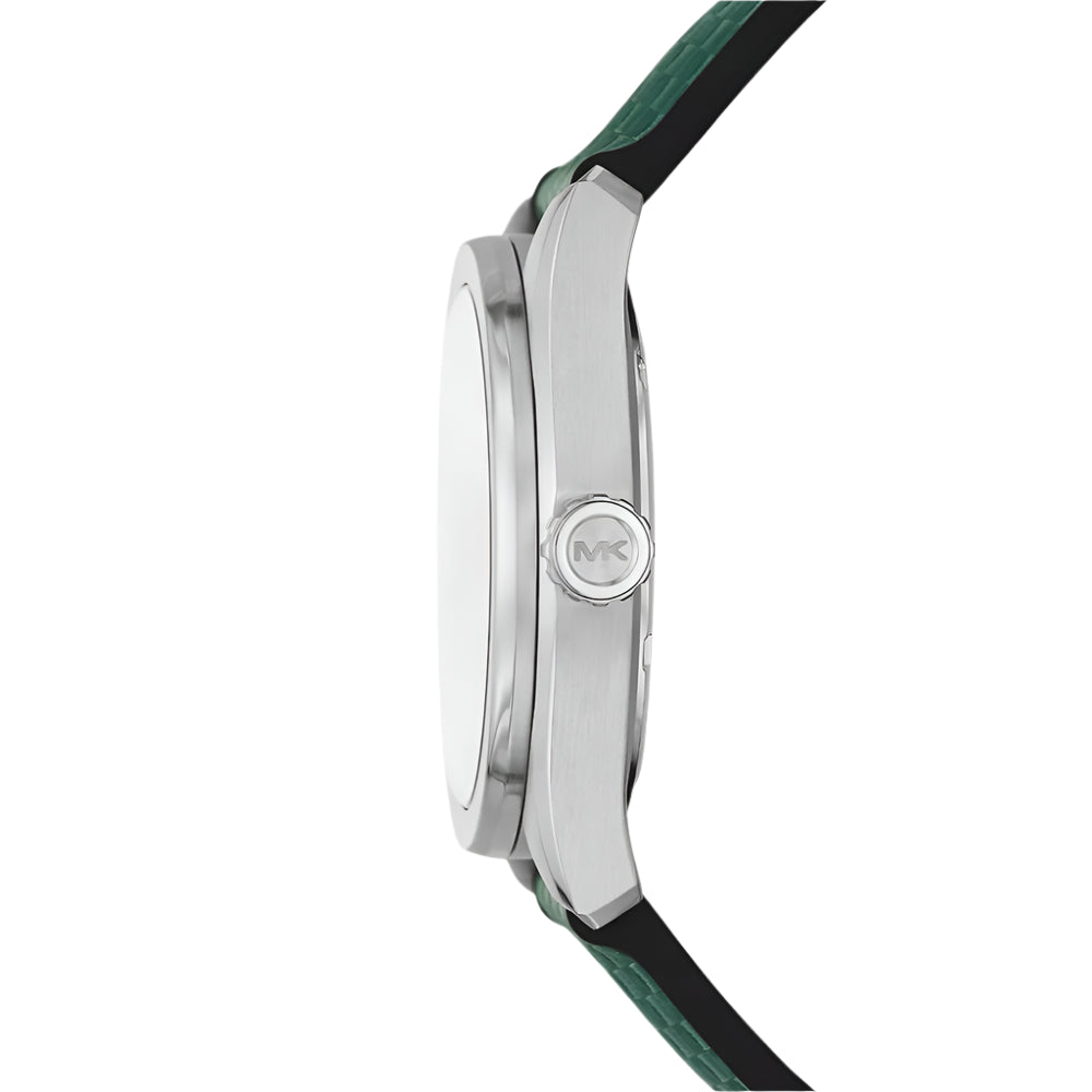 Michael Kors Accelerator 2.0 Gents Three-Hand Date Green Nylon and Silicone Watch | Fashion Watches | Men | Mens | Mens Watches | new-season-2025 | Watch | Watches Michael Kors Accelerator 2.0 Gents Three-Hand Date Green Nylon and Silicone Watch | Fashion Watches | Men | Mens | Mens Watches | new-season-2025 | Watch | Watches