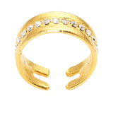Michella Women's Gold Plated Adjustable Ring