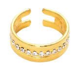 Michella Women's Gold Plated Adjustable Ring