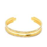 Michella Women's Handmade Gold Plated Bracelet
