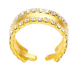 Michella Women's Handmade Gold Plated Ring