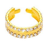 Michella Women's Handmade Gold Plated Ring