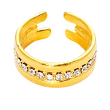 Michella Women's Handmade Gold Plated Ring