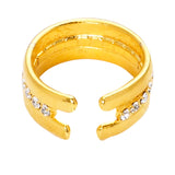 Michella Women's Handmade Gold Plated Ring