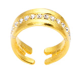 Michella Women's Handmade Gold Plated Ring