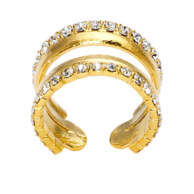 Michella Women's Handmade Gold Plated Ring