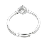 Michella Women's Handmade Silver Plated Ring