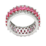 Michella Women's Silver Plated Ring