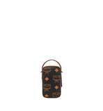 MCM Aren Ladies Crossbody Phone Case in Monogram Mix , Black, Small