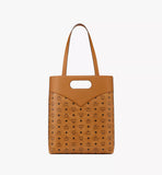 MCM Diamond Ladies Tote in Visetos Leather Mix