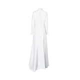 Moonmains Women's White Maxi Long Dress