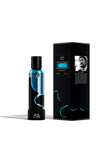 M.INT Moon Glade Eau de Parfum 75ml bottle with black box packaging and teal wave details, showcasing a fresh and contemporary fragrance design, Find Online Today.