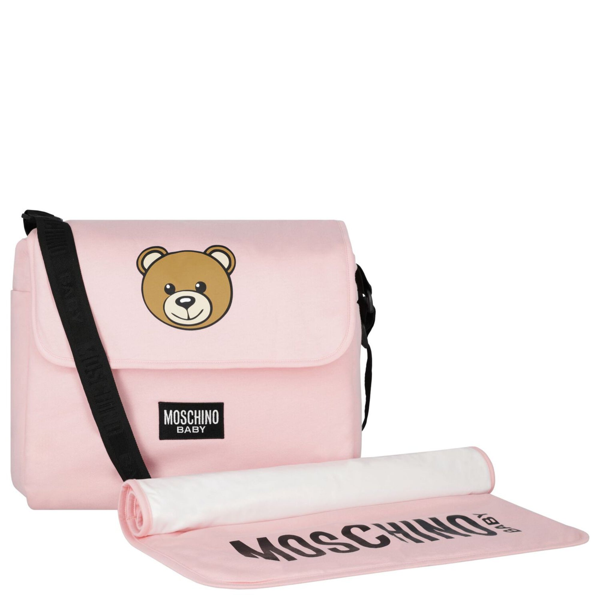 Moschino Kids New Born Changing Bag with Teddy Bear Logo | Changing Bag | GCC | New Born | New Born Boy (0M - 9M) | New Born Boy Changing Bag | New Born Changing Bag | New Born Girl (0M - 9M) | New Born Girl Changing Bag | Winter 2024 Moschino Kids New Born Changing Bag with Teddy Bear Logo | Changing Bag | GCC | New Born | New Born Boy (0M - 9M) | New Born Boy Changing Bag | New Born Changing Bag | New Born Girl (0M - 9M) | New Born Girl Changing Bag | Winter 2024