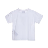 Moschino Kids Boy's White & Blue  Set T-Shirt & Bermuda