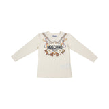 Moschino Kids Set Cream T-Shirt & Leggings