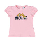 Moschino Kids Baby Girl's Pink & White T-Shirt & Short Set