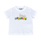 Moschino Kids Baby Boy's White & Red Set of T-Shirt & Bermuda