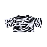 Moschino Kids Girl's Zebra Striped Set of T-Shirt & Trouser