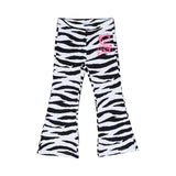 Moschino Kids Girl's Zebra Striped Set of T-Shirt & Trouser