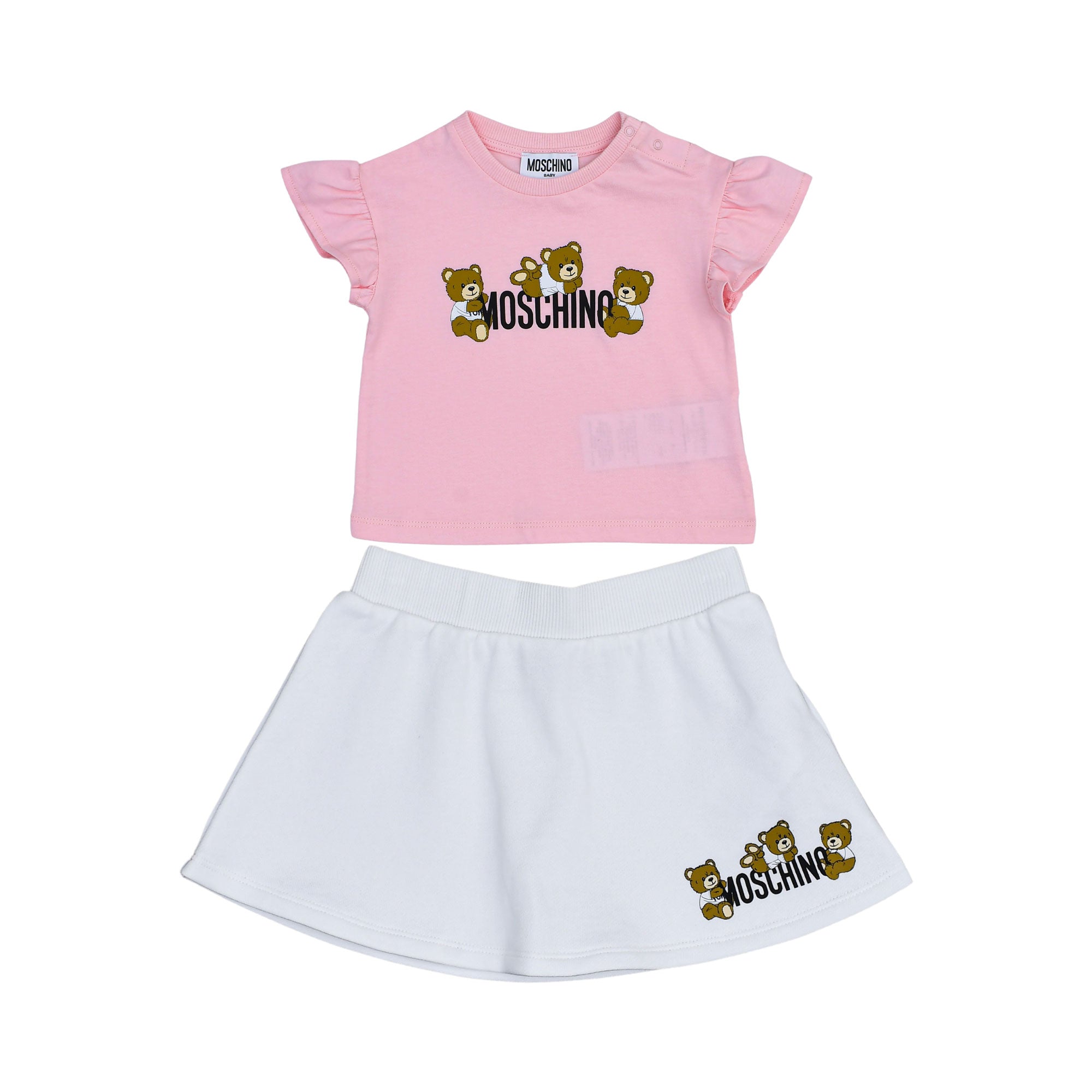 Moschino Kids Baby Girl's Sugar Rose Set of Top & Skirt | Baby | Baby Collection | Baby Girl | Baby Girl (9M - 36M) | Baby Girl Sets | Baby Sets | GCC | new-season-2025 | Sets Moschino Kids Baby Girl's Sugar Rose Set of Top & Skirt | Baby | Baby Collection | Baby Girl | Baby Girl (9M - 36M) | Baby Girl Sets | Baby Sets | GCC | new-season-2025 | Sets