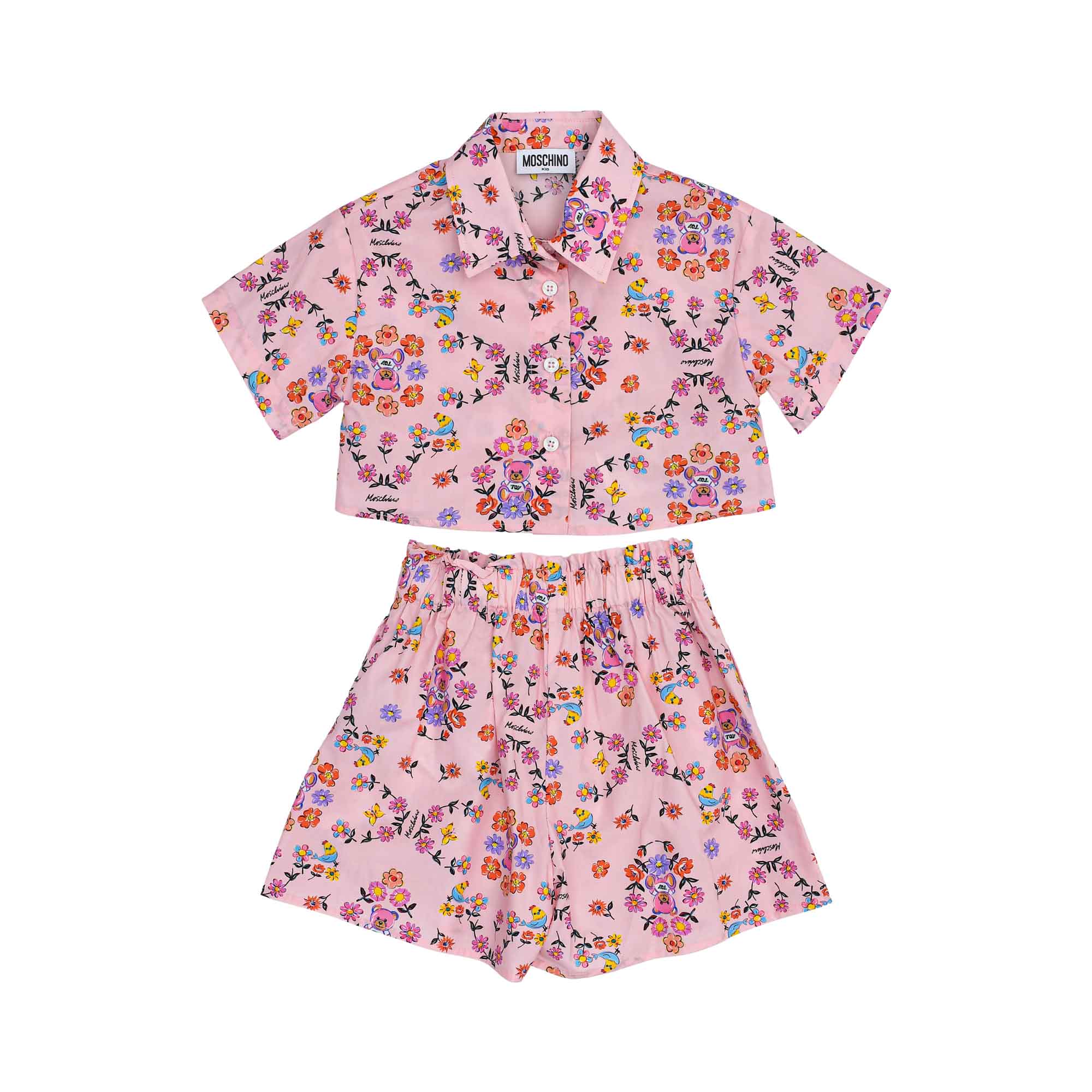 Moschino Kids Girl's Sugar Toy Flowers Set of Top & Shorts | GCC | Kids and Teens | Kids and Teens Girl Sets | Kids and Teens Sets | Kids Clothing | Kids Fashion | Kids Girls (3 YRS -16 YRS) | Kids Teen Collection | new-season-2025 | Sets Moschino Kids Girl's Sugar Toy Flowers Set of Top & Shorts | GCC | Kids and Teens | Kids and Teens Girl Sets | Kids and Teens Sets | Kids Clothing | Kids Fashion | Kids Girls (3 YRS -16 YRS) | Kids Teen Collection | new-season-2025 | Sets