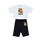 Moschino Kids Boy's White & Black Set of T-Shirt & Short