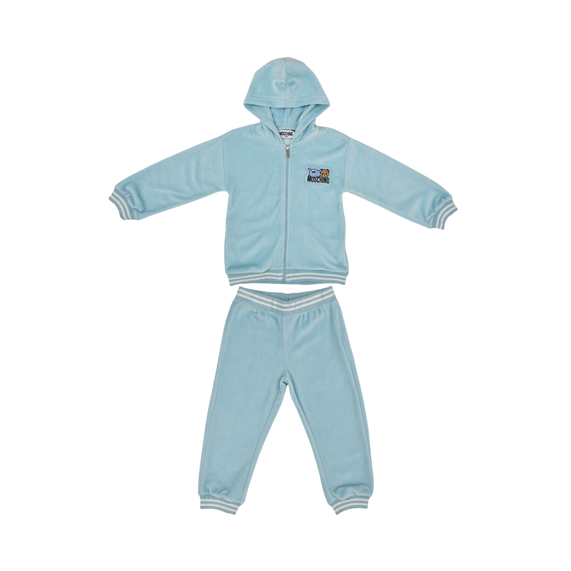 Moschino Kids Baby Boy's Light Blue Jogging Suit | Baby | Baby Boy (9M - 36M) | Baby Boy Jogging Suits | Baby Collection | Baby Jogging Suits Moschino Kids Baby Boy's Light Blue Jogging Suit | Baby | Baby Boy (9M - 36M) | Baby Boy Jogging Suits | Baby Collection | Baby Jogging Suits