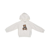 Kids Fashion Boy's White & Black Set of Sweatshirt & Legging