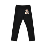 Kids Fashion Boy's White & Black Set of Sweatshirt & Legging