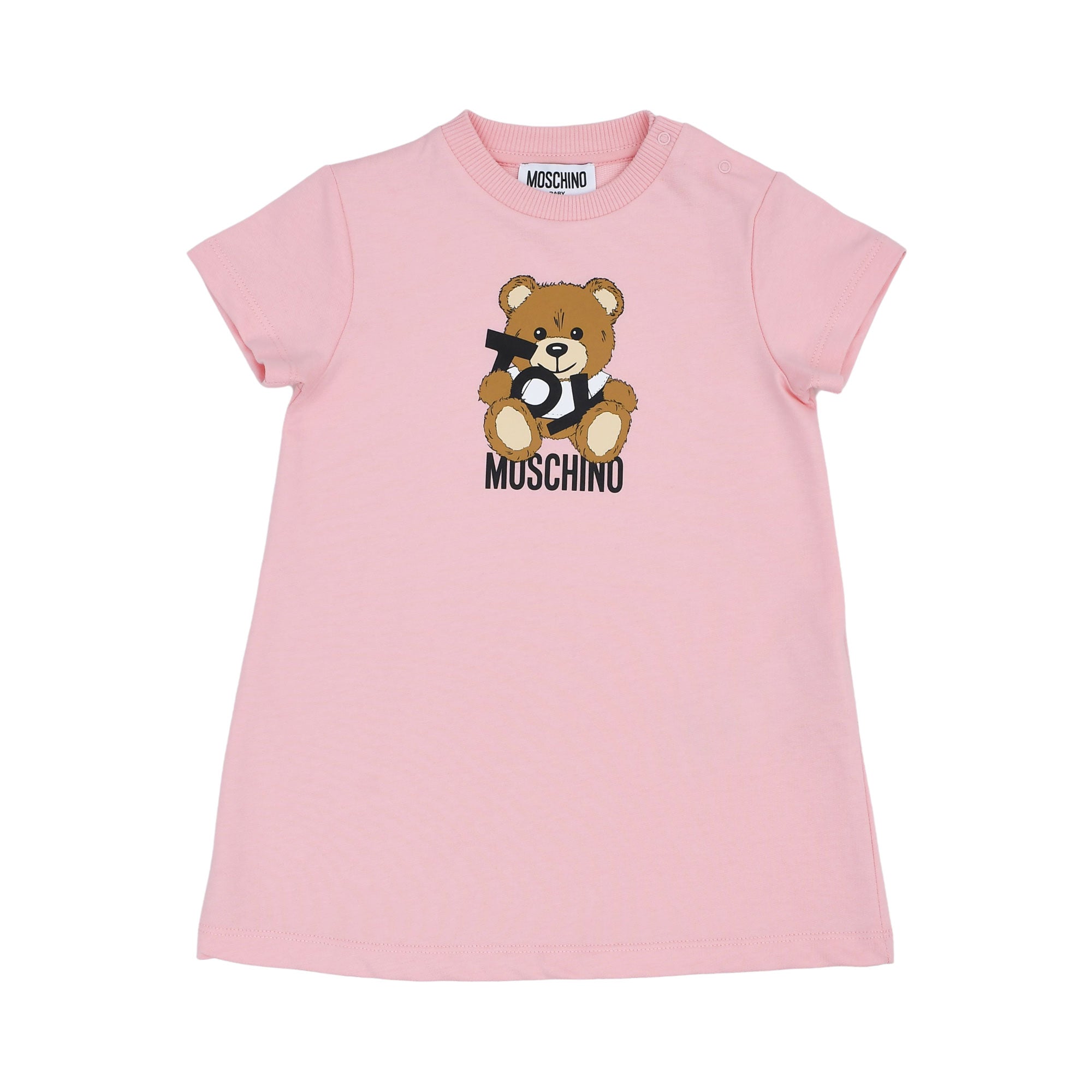 Moschino Kids Baby Girl's Sugar Rose Dress | Baby | Baby Collection | Baby Dresses | Baby Girl (9M - 36M) | Baby Girl Dresses | GCC | new-season-2025