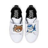 Moschino Kids Boy's White Sneaker
