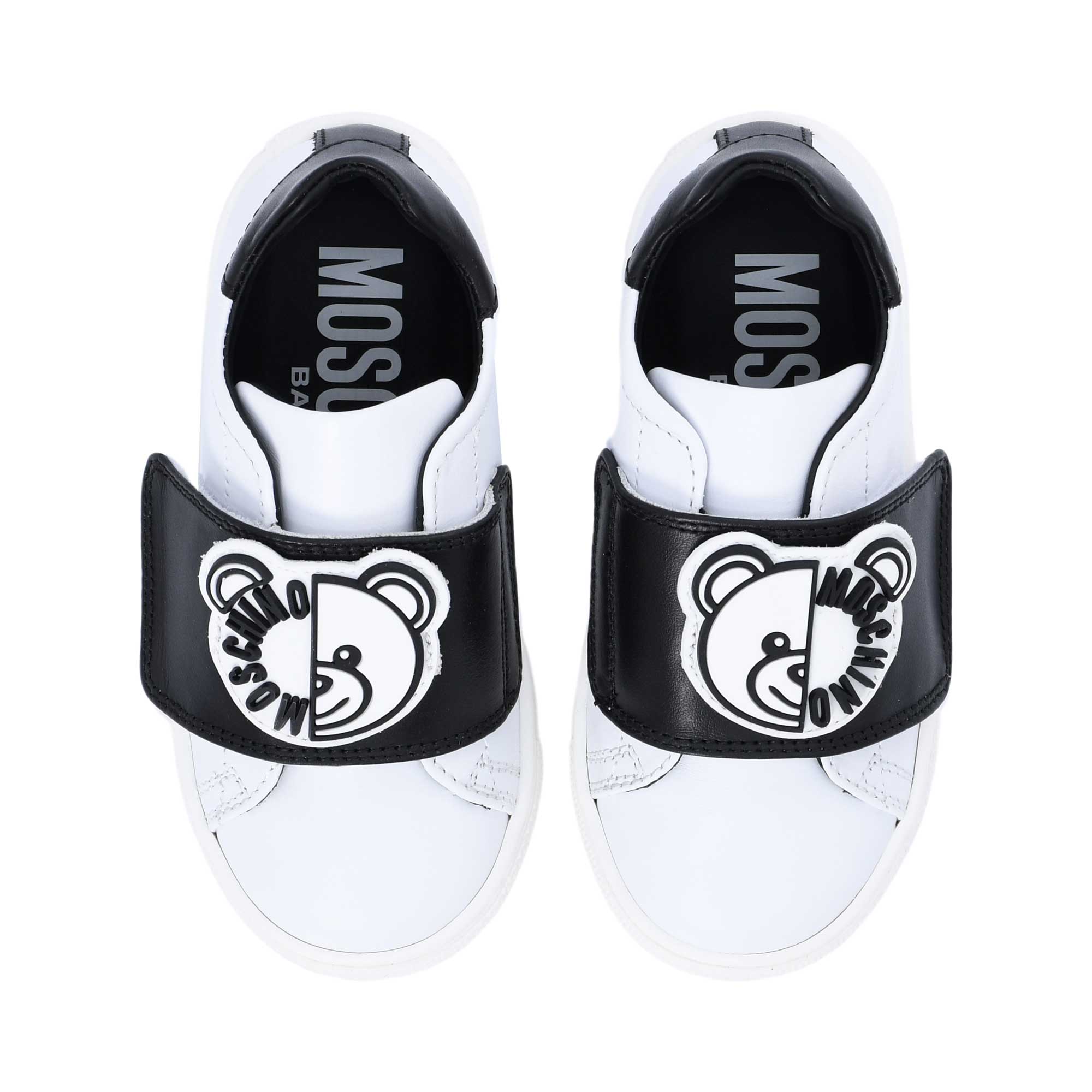 Moschino Kids Baby Boy's White & Black Sneaker | Baby | Baby Boy (9M - 36M) | Baby Collection | Baby Shoes | GCC | Kids and Teens Boy Sneakers | Kids and Teens Sneakers | Kids Boys (3 YRS -16 YRS) Moschino Kids Baby Boy's White & Black Sneaker | Baby | Baby Boy (9M - 36M) | Baby Collection | Baby Shoes | GCC | Kids and Teens Boy Sneakers | Kids and Teens Sneakers | Kids Boys (3 YRS -16 YRS)