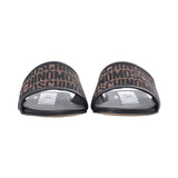 Moschino Kids Boy's Brown & Black Slippers