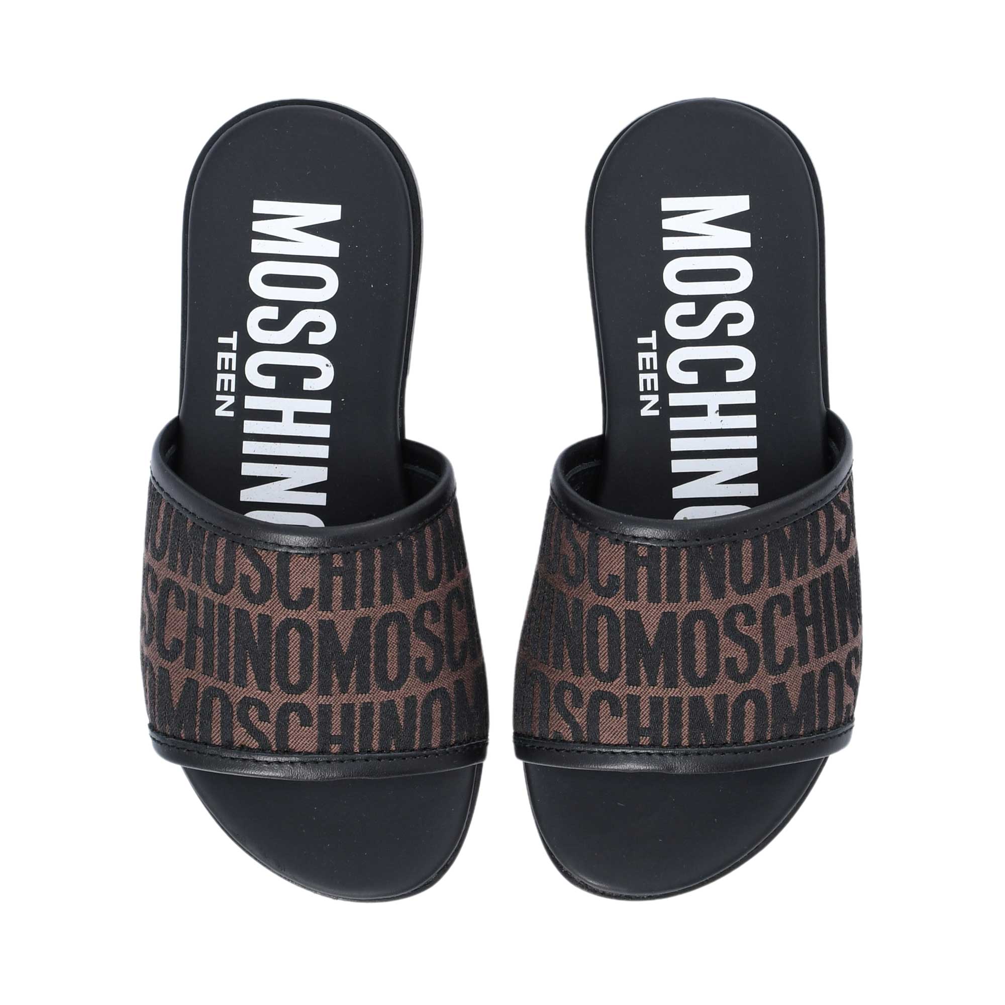 Moschino Kids Boy's Brown & Black Slippers | GCC | Kids and Teens | Kids and Teens Boy Sandals | Kids and Teens Boy's Sandals & Slippers | Kids and Teens Sandals | Kids Boys (3 YRS -16 YRS) | Kids Fashion | Kids Teen Collection Moschino Kids Boy's Brown & Black Slippers | GCC | Kids and Teens | Kids and Teens Boy Sandals | Kids and Teens Boy's Sandals & Slippers | Kids and Teens Sandals | Kids Boys (3 YRS -16 YRS) | Kids Fashion | Kids Teen Collection
