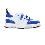 Moschino Kids Boy's White & Blue Sneaker