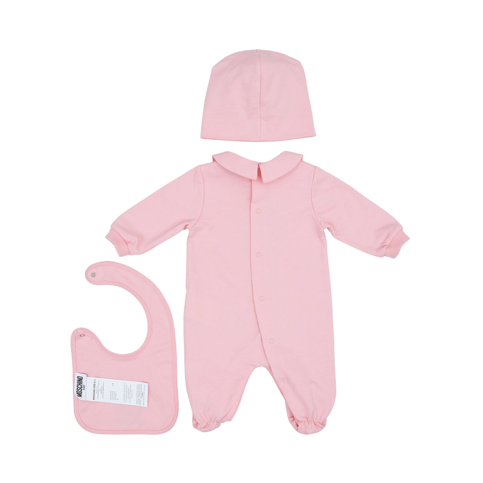 Moschino Kids New Born Set of Sleepsuit | GCC | New Born | New Born Babysuits | New Born Boy (0M - 9M) | New Born Boy Babysuits | New Born Girl (0M - 9M) | New Born Girl Babysuits | new-season-2025 | Set Sleepsuit | Set Sleepsuit & Bib & Hat | Set Sleepsu Moschino Kids New Born Set of Sleepsuit | GCC | New Born | New Born Babysuits | New Born Boy (0M - 9M) | New Born Boy Babysuits | New Born Girl (0M - 9M) | New Born Girl Babysuits | new-season-2025 | Set Sleepsuit | Set Sleepsuit & Bib & Hat | Set Sleepsu