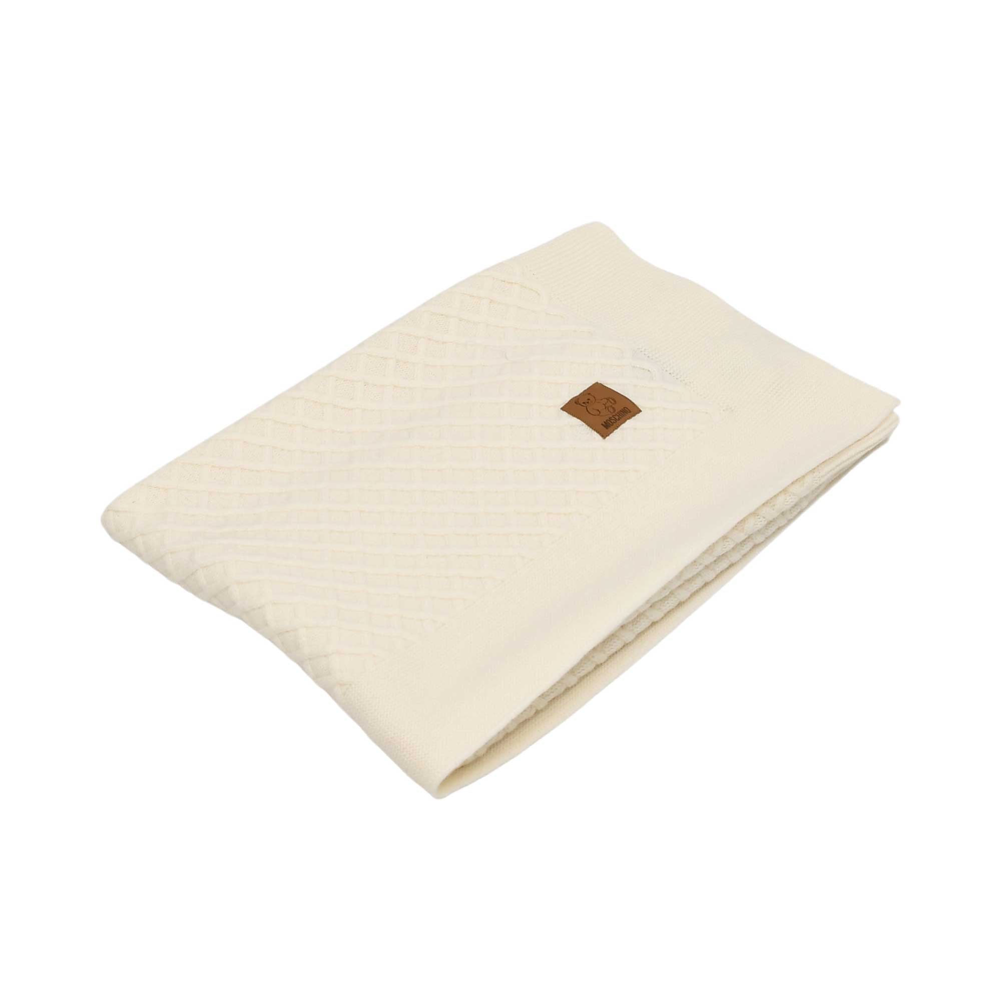 Moschino Kids New Born Cloud Blanket | Blanket | Blankets | New Born | New Born Blanket | New Born Boy (0M - 9M) | New Born Boy Blanket Moschino Kids New Born Cloud Blanket | Blanket | Blankets | New Born | New Born Blanket | New Born Boy (0M - 9M) | New Born Boy Blanket