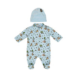 Moschino Kids New Born Set of Sleepsuit & Hat