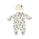 Moschino Kids New Born Set of Sleepsuit & Hat