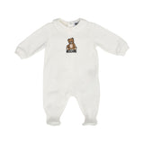 Moschino Kids New Born Cloud Set of Sleepsuit & Hat & Bib