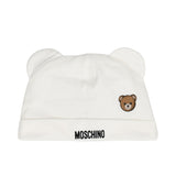 Moschino Kids New Born Cloud Set of Sleepsuit & Hat & Bib