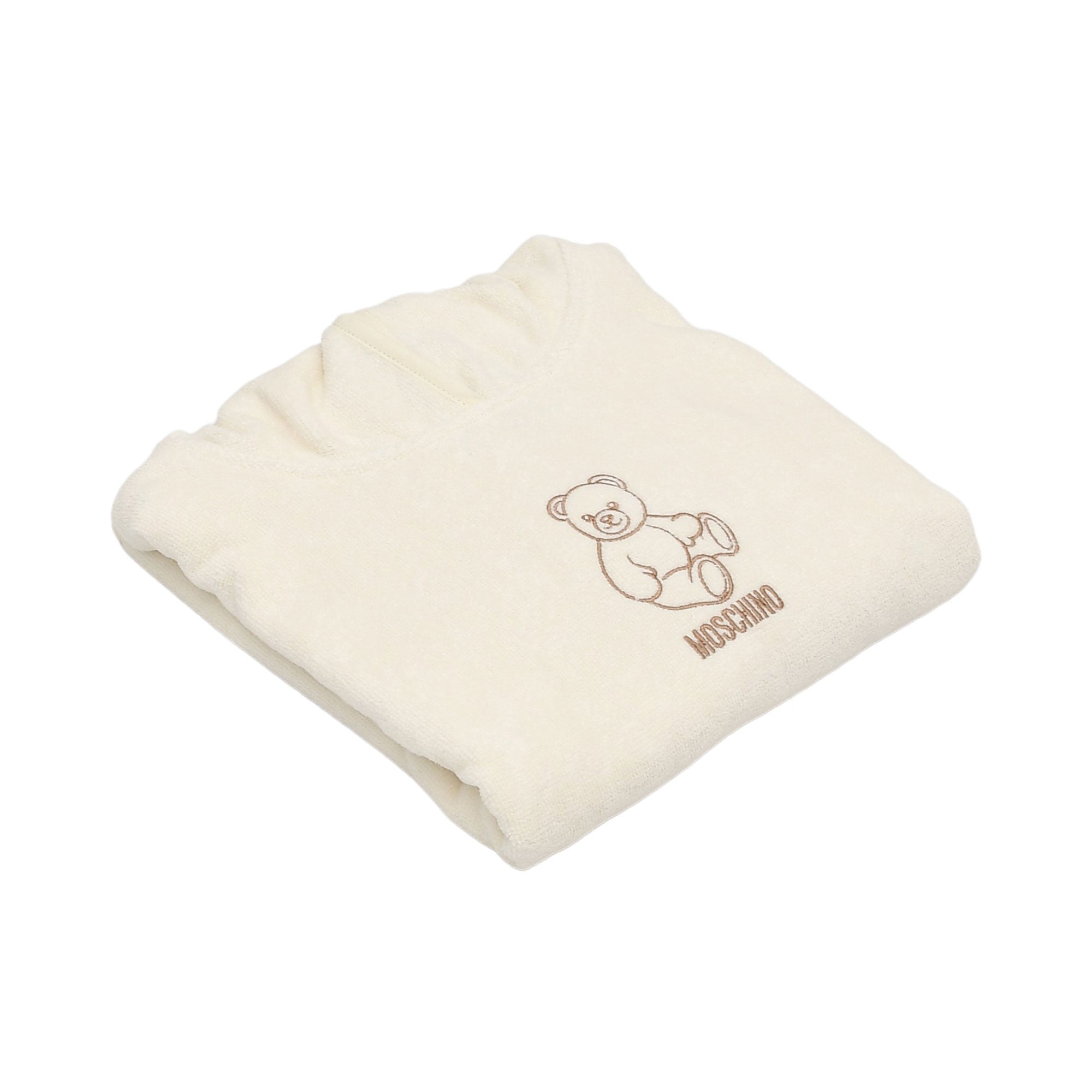Moschino Kids New Born Boy's Cloud Towel | Bath Towel | New Born | New Born Boy (0M - 9M) | Towel | Towels Moschino Kids New Born Boy's Cloud Towel | Bath Towel | New Born | New Born Boy (0M - 9M) | Towel | Towels