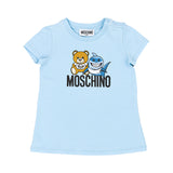 Moschino Kids Baby Girl's Sky Blue T-Shirt