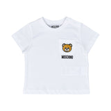 Moschino Kids Baby Boy T-shirt with Teddy Bear and Logo
