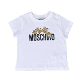 Moschino Kids Babies T-shirt  With Teddy Bears and Logo