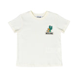 Moschino Kids Boy's Cream T-shirt  with Teddy Bear
