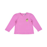 Moschino Kids Pink Long Sleeve T-Shirt with Teddy Bear