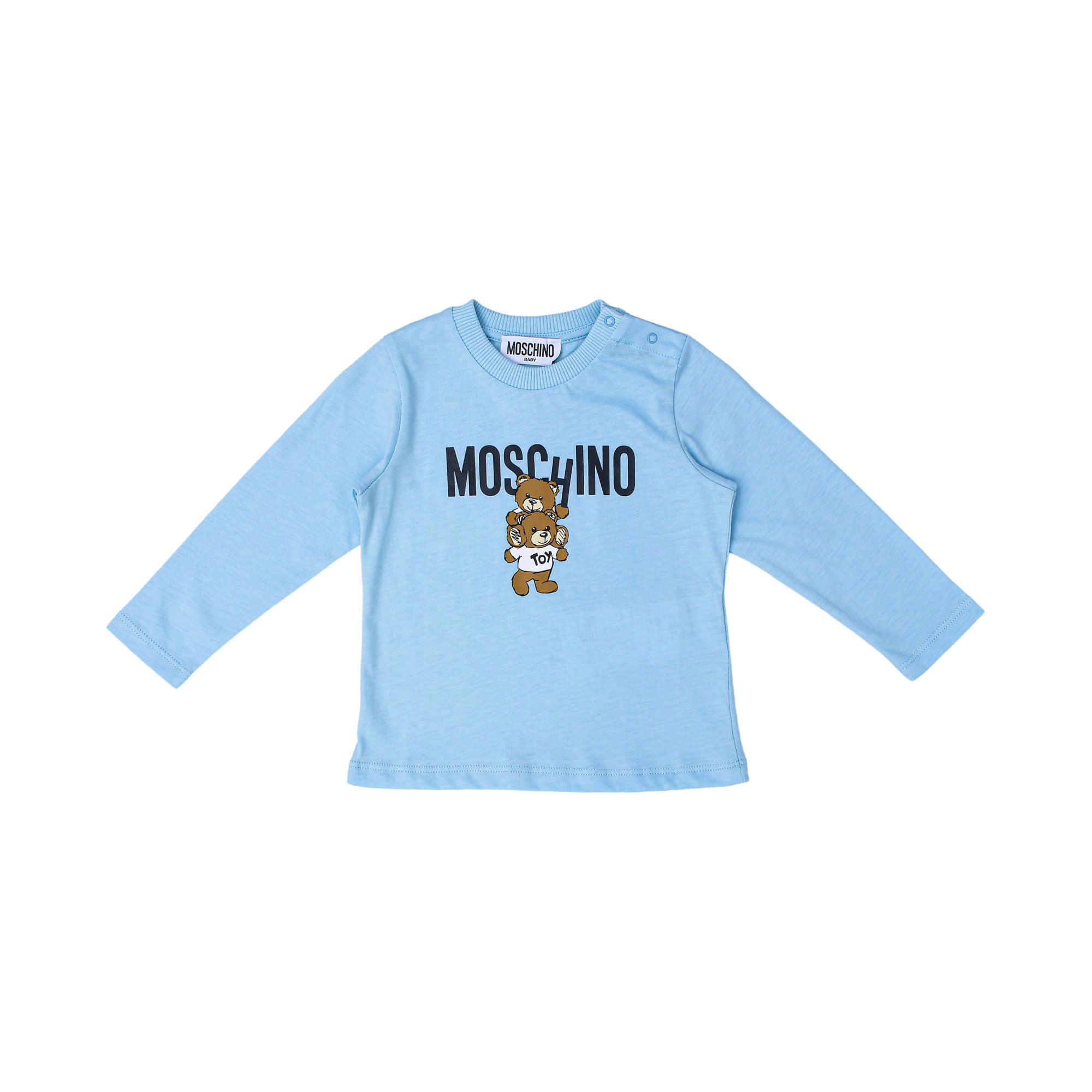 Moschino Kids Babies Teddy Bear Logo Long Sleeve Top | Baby | Baby Boy (9M - 36M) | Baby Boy Tops | Baby Collection | Baby Girl | Baby Girl (9M - 36M) | Baby Girl Tops | Baby Tops | FYFL | GCC | Spring Festival | Winter 2024 Moschino Kids Babies Teddy Bear Logo Long Sleeve Top | Baby | Baby Boy (9M - 36M) | Baby Boy Tops | Baby Collection | Baby Girl | Baby Girl (9M - 36M) | Baby Girl Tops | Baby Tops | FYFL | GCC | Spring Festival | Winter 2024