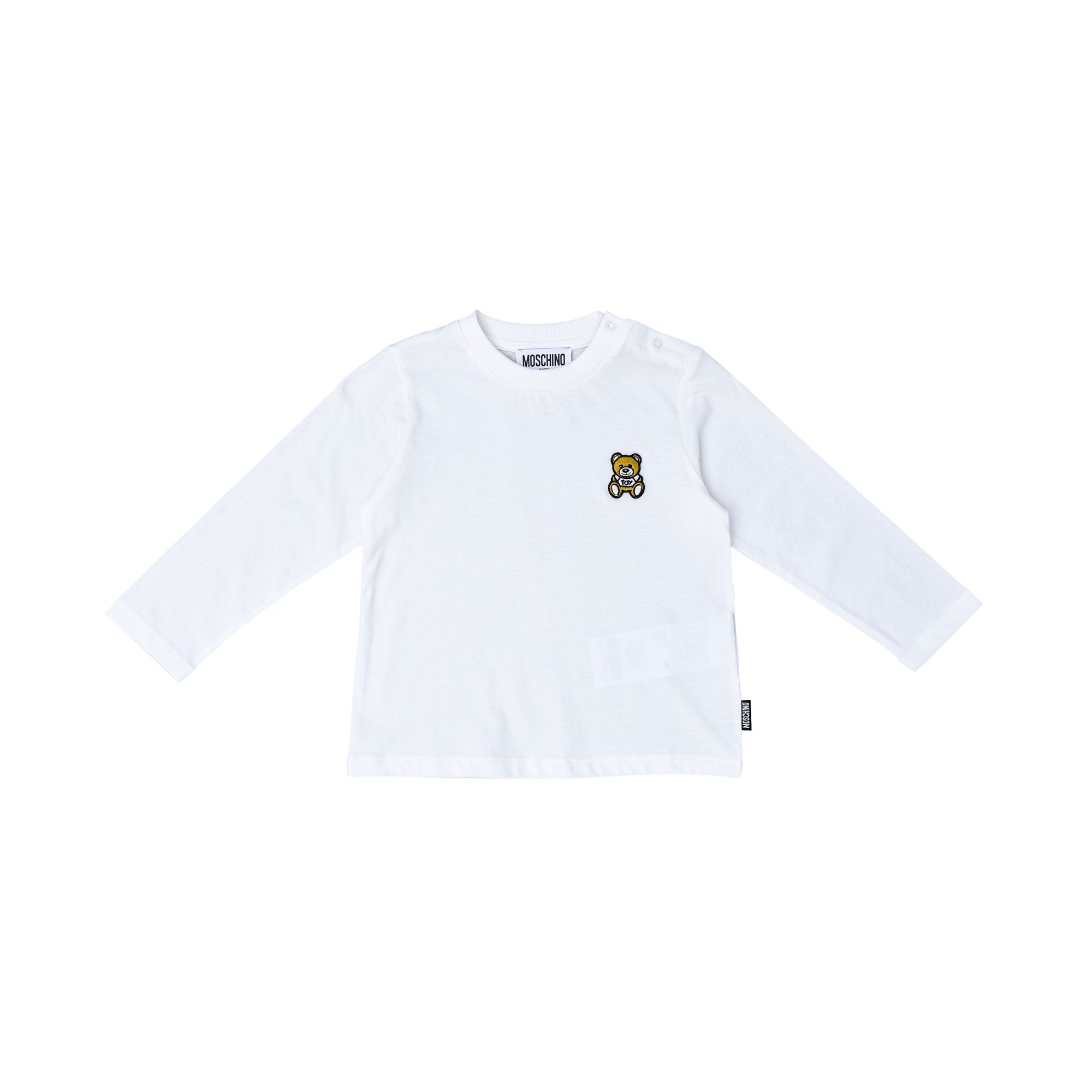 Moschino Kids Babies Long Sleeve Top with Teddy Bear | Baby | Baby Boy (9M - 36M) | Baby Boy Tops | Baby Collection | Baby Girl | Baby Girl (9M - 36M) | Baby Girl Tops | Baby Tops | FYFL | GCC | Spring Festival | Winter 2024 Moschino Kids Babies Long Sleeve Top with Teddy Bear | Baby | Baby Boy (9M - 36M) | Baby Boy Tops | Baby Collection | Baby Girl | Baby Girl (9M - 36M) | Baby Girl Tops | Baby Tops | FYFL | GCC | Spring Festival | Winter 2024