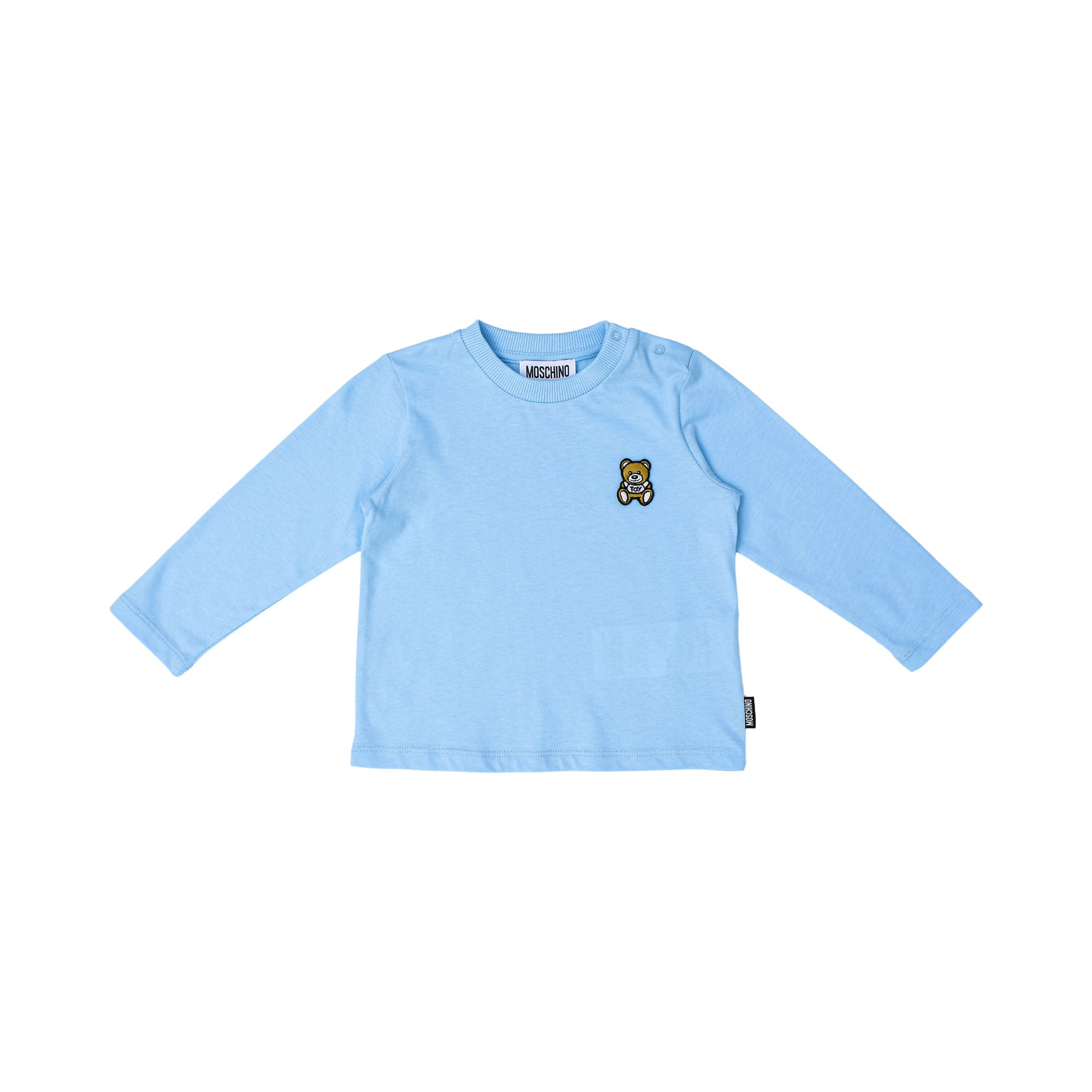 Moschino Kids Babies Long Sleeve Top with Teddy Bear | Baby | Baby Boy (9M - 36M) | Baby Boy Tops | Baby Collection | Baby Girl | Baby Girl (9M - 36M) | Baby Girl Tops | Baby Tops | FYFL | GCC | Spring Festival | Winter 2024 Moschino Kids Babies Long Sleeve Top with Teddy Bear | Baby | Baby Boy (9M - 36M) | Baby Boy Tops | Baby Collection | Baby Girl | Baby Girl (9M - 36M) | Baby Girl Tops | Baby Tops | FYFL | GCC | Spring Festival | Winter 2024